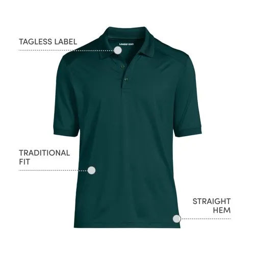 Men's Short Sleeve Rapid Dry Active Polo Shirt