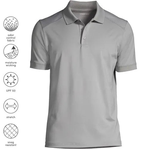 Men's Short Sleeve Rapid Dry Active Polo Shirt