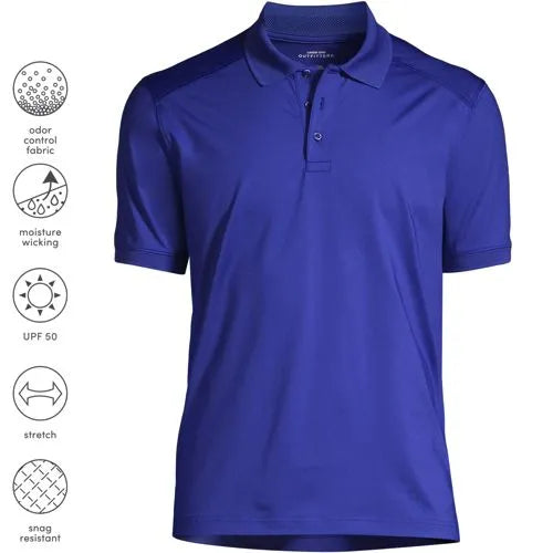 Men's Short Sleeve Rapid Dry Active Polo Shirt