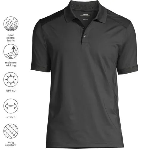 Men's Short Sleeve Rapid Dry Active Polo Shirt