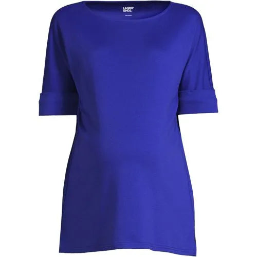 Women's Maternity Cotton Polyester Short Sleeve Shirt