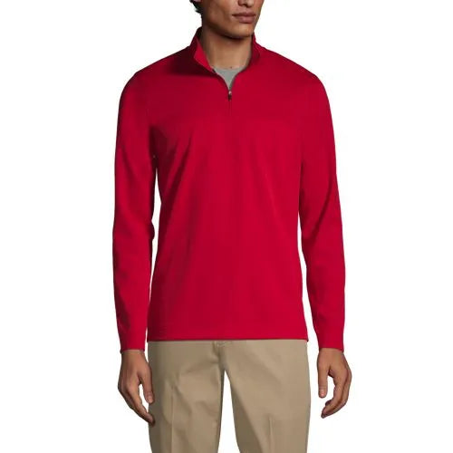 Men's Textured Quarter Zip Pullover