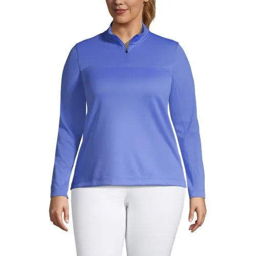 School Uniform Women's Textured Quarter Zip Pullover