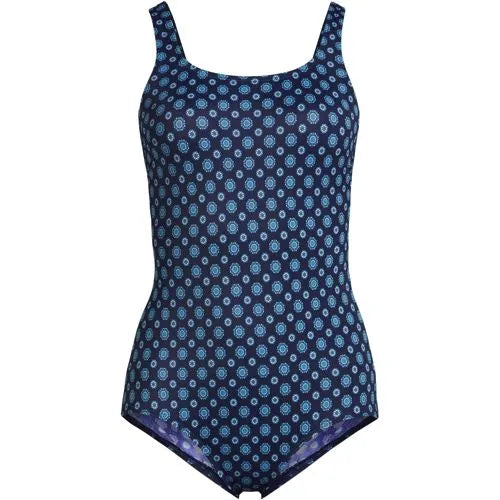 Women's Tugless Low Leg One Piece Swimsuit