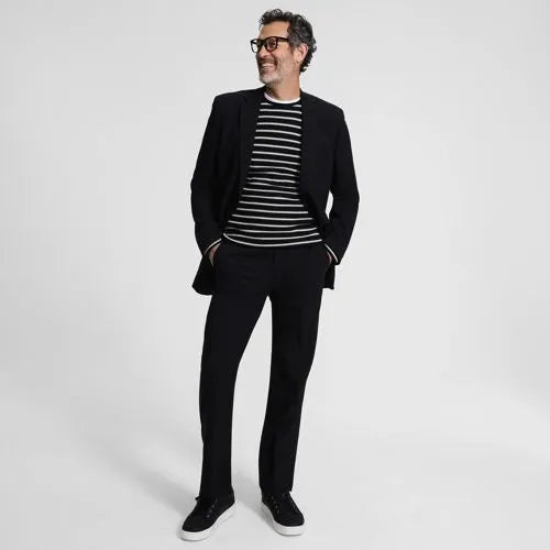 Men's Comfort Waist Year'rounder Stretch Wool Dress Pants