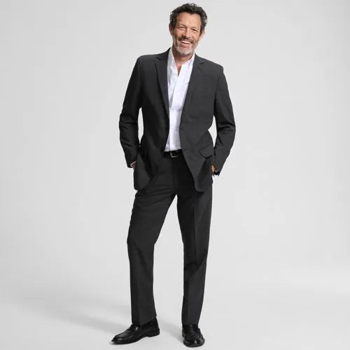 Men's Comfort Waist Year'rounder Stretch Wool Dress Pants