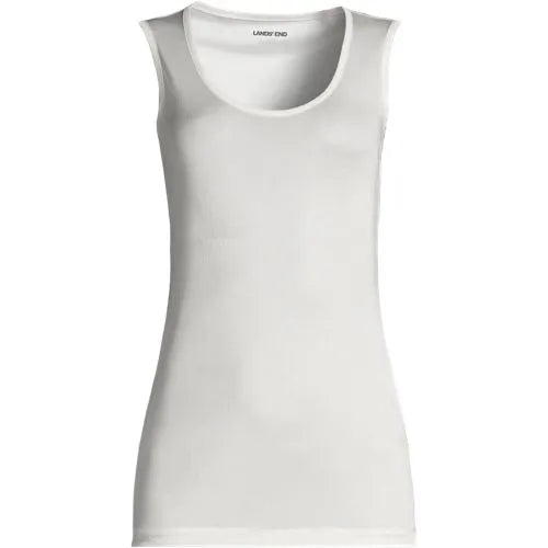 Women's Plus Size Silk Interlock Thermal Long Underwear Base Layer Tank Top