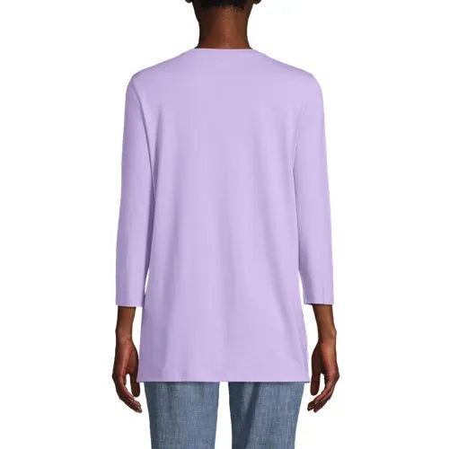 Women's 3/4 Sleeve Cotton Supima Tunic