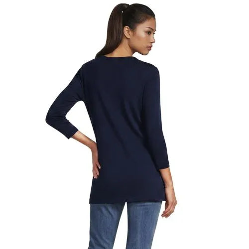 Women's 3/4 Sleeve Cotton Supima Tunic