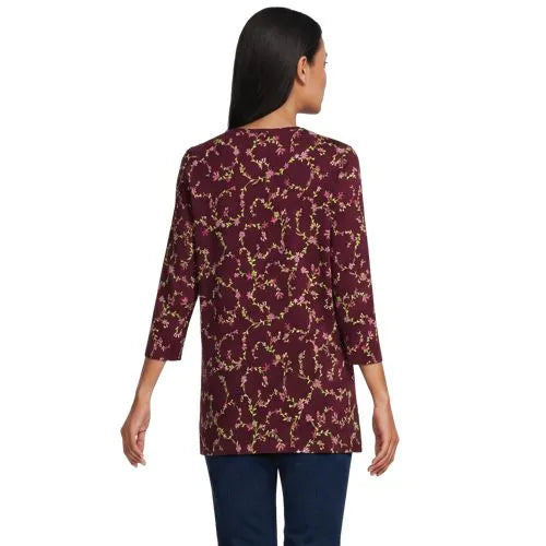Women's 3/4 Sleeve Cotton Supima Tunic