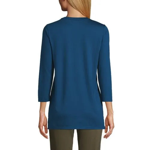 Women's 3/4 Sleeve Cotton Supima Tunic