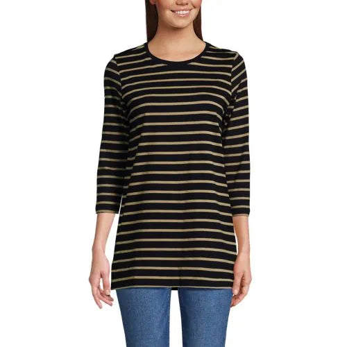 Women's 3/4 Sleeve Cotton Supima Tunic