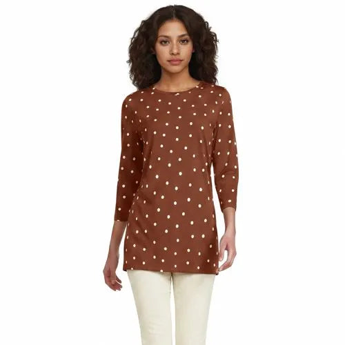 Women's 3/4 Sleeve Cotton Supima Tunic