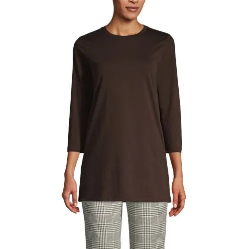 Women's 3/4 Sleeve Cotton Supima Tunic