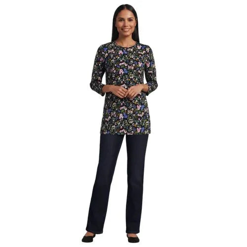 Women's 3/4 Sleeve Cotton Supima Tunic