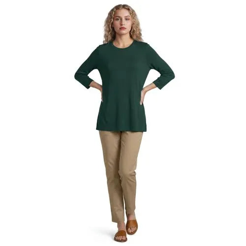 Women's 3/4 Sleeve Cotton Supima Tunic