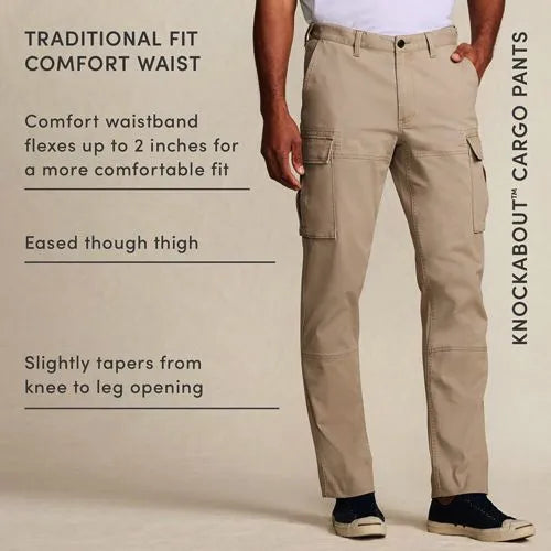 Men's Knockabout Comfort Waist Traditional Fit Cargo Pant