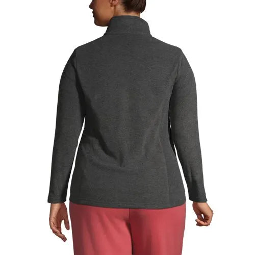 School Uniform Women's Thermacheck 100 Fleece Quarter Zip Pullover Top