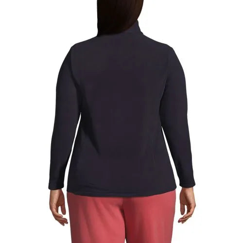 School Uniform Women's Thermacheck 100 Fleece Quarter Zip Pullover Top