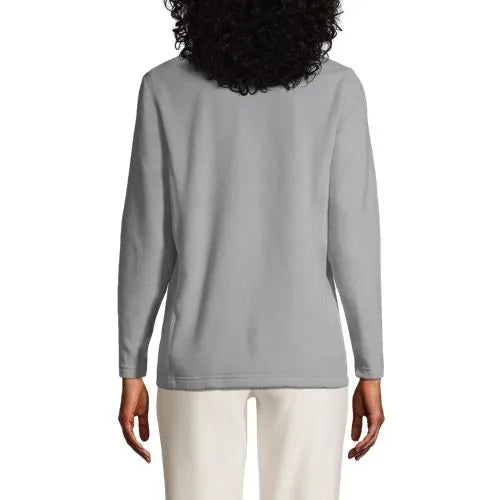 School Uniform Women's Thermacheck 100 Fleece Quarter Zip Pullover Top