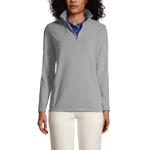 School Uniform Women's Thermacheck 100 Fleece Quarter Zip Pullover Top