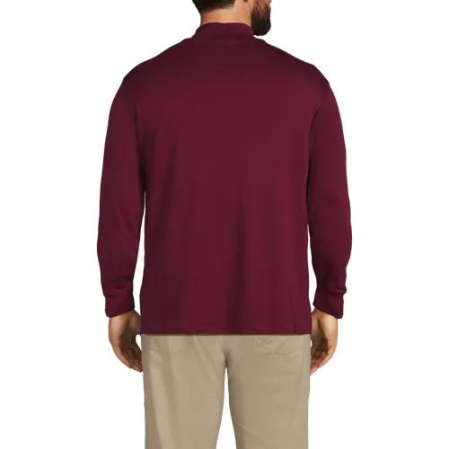 Men's Cotton Supima Mock Turtleneck