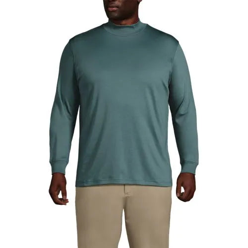 Men's Cotton Supima Mock Turtleneck