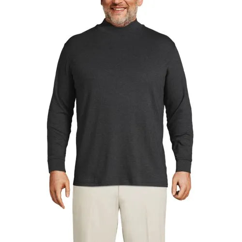 Men's Cotton Supima Mock Turtleneck