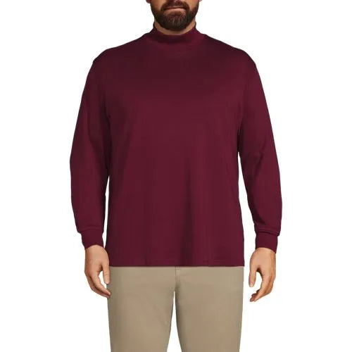 Men's Cotton Supima Mock Turtleneck