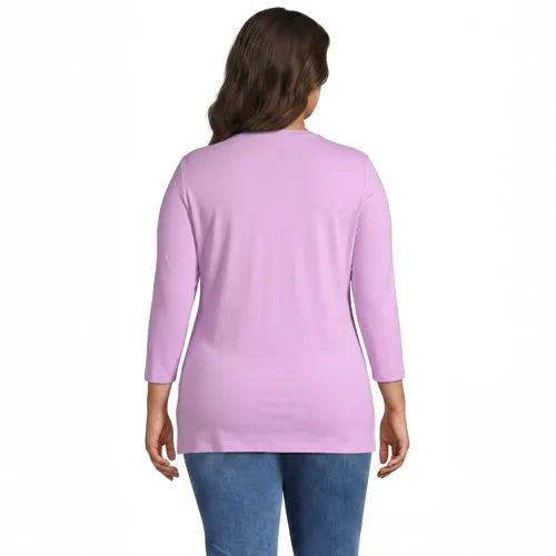 Women's 3/4 Sleeve Cotton Supima Tunic