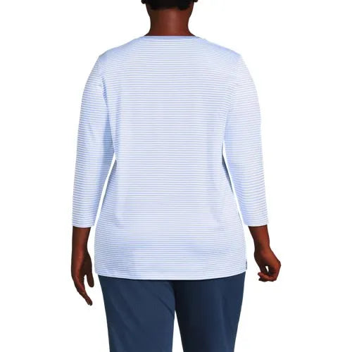 Women's 3/4 Sleeve Cotton Supima Tunic