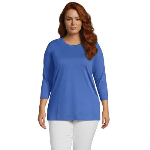 Women's 3/4 Sleeve Cotton Supima Tunic