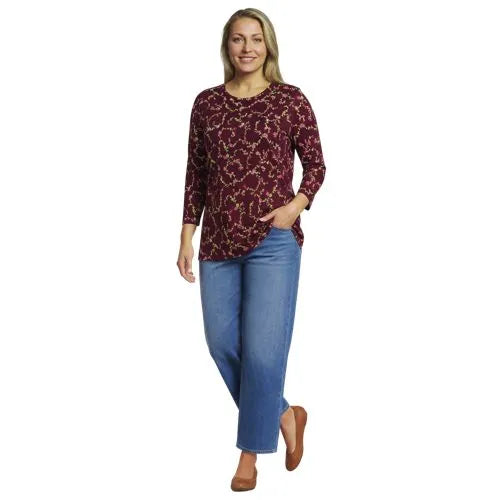 Women's 3/4 Sleeve Cotton Supima Tunic