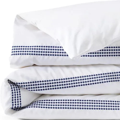 400 Thread Count Premium Supima Cotton No Iron Sateen Embroidered Duvet Bed Cover