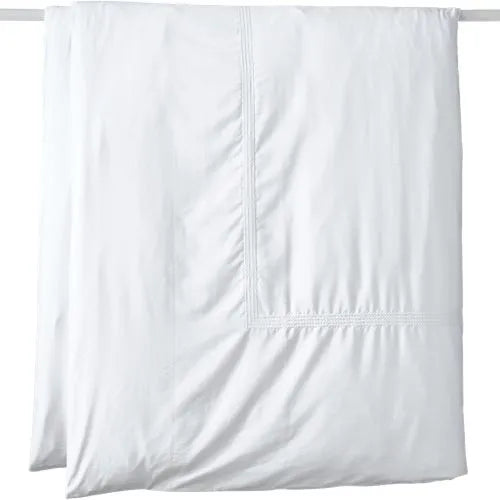 400 Thread Count Premium Supima Cotton No Iron Sateen Embroidered Duvet Bed Cover