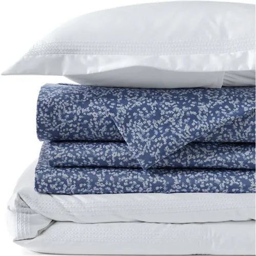 400 Thread Count Premium Supima Cotton No Iron Sateen Embroidered Duvet Bed Cover