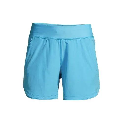 Women's Curvy Fit 5" Quick Dry Board Shorts Swim Shorts with Panty