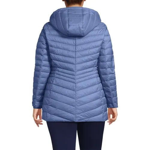 Plus Size Wanderweight Packable Down Long Jacket