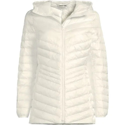 Plus Size Wanderweight Packable Down Long Jacket