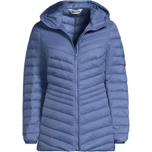 Plus Size Wanderweight Packable Down Long Jacket