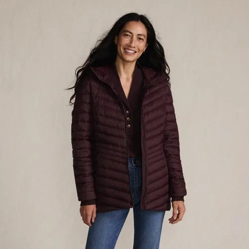 Wanderweight Packable Down Long Jacket