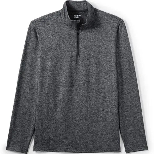 Unisex Rapid Dry Space Dye Quarter Zip Pullover Shirt
