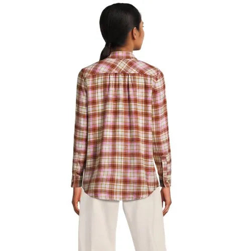 Flannel Boyfriend Long Sleeve Shirt