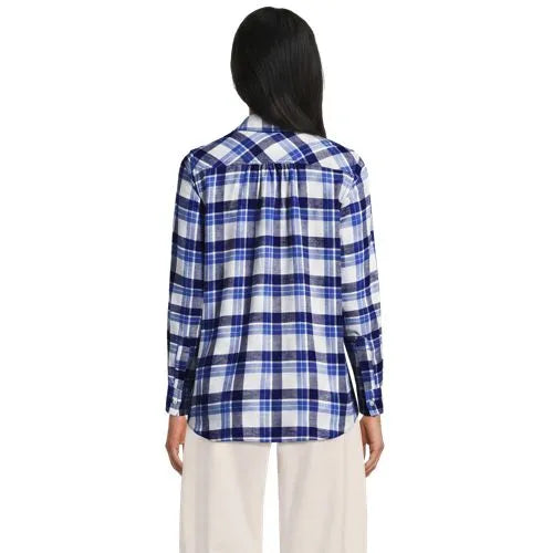 Flannel Boyfriend Long Sleeve Shirt