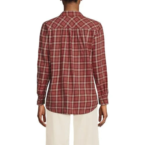 Flannel Boyfriend Long Sleeve Shirt