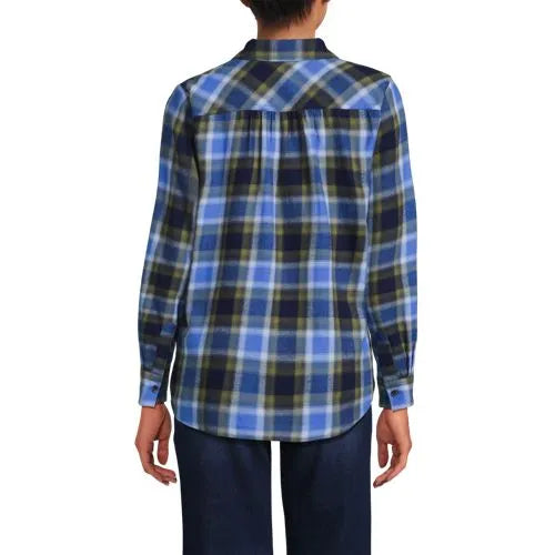 Flannel Boyfriend Long Sleeve Shirt
