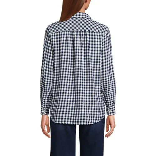 Flannel Boyfriend Long Sleeve Shirt
