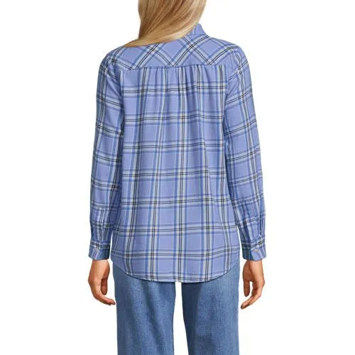 Flannel Boyfriend Long Sleeve Shirt