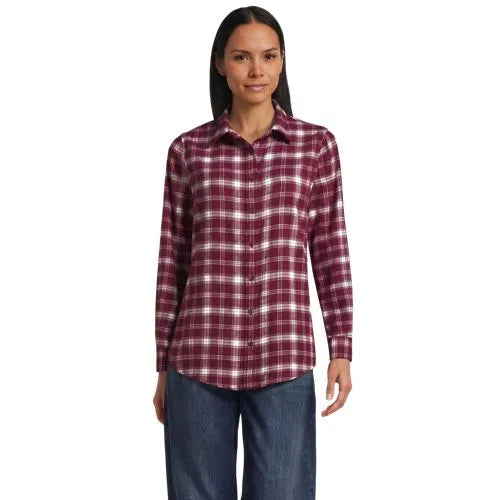 Flannel Boyfriend Long Sleeve Shirt