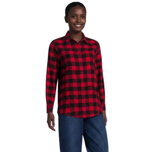 Flannel Boyfriend Long Sleeve Shirt